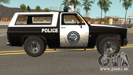 Declasse Rancher Police pour GTA San Andreas