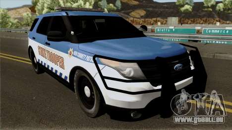 Ford Explorer 2016 Red County Police pour GTA San Andreas