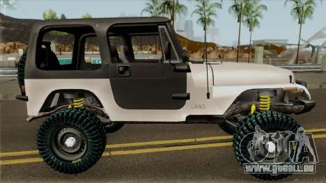 Jeep Wrangler Rustico pour GTA San Andreas
