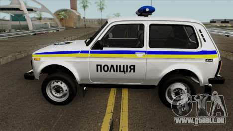 VAZ 2121 Police de l'Ukraine pour GTA San Andreas