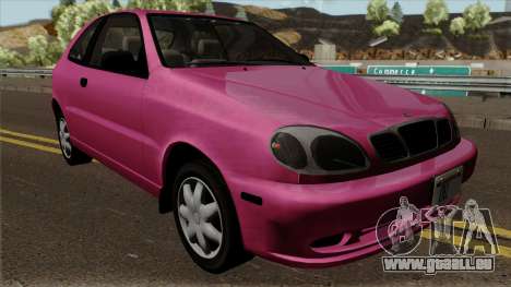Daewoo Lanos Hatchback 1.6 16V 2001 (US-Spec) pour GTA San Andreas