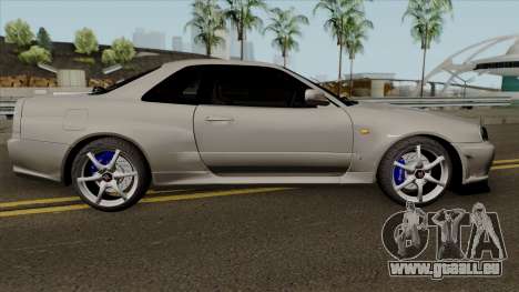 Nissan Skyline GT-R Spec VII 2002 Tunable für GTA San Andreas