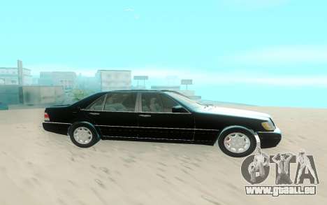 Mercedes-Benz W140 S600 Stock pour GTA San Andreas