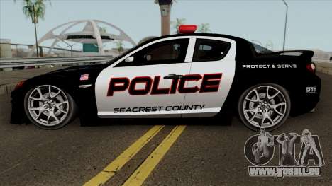 Mazda RX-8 Police SCPD 2011 für GTA San Andreas