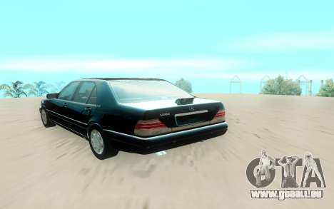 Mercedes-Benz W140 S600 Stock pour GTA San Andreas