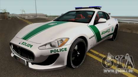 Maserati Gran Turismo Dubai Police 2013 pour GTA San Andreas