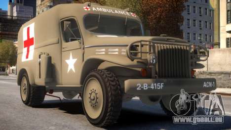 World War II Ambulance pour GTA 4
