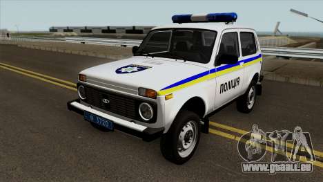 VAZ 2121 Police de l'Ukraine pour GTA San Andreas