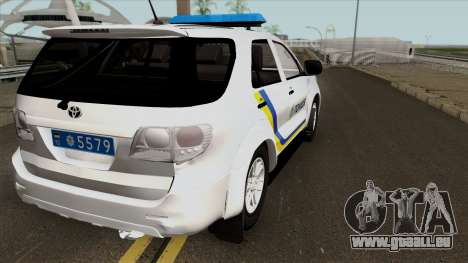Toyota Fortuner De La Police De L'Ukraine pour GTA San Andreas