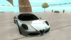 Alfa Romeo 4C 15 für GTA San Andreas