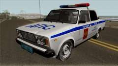 VAZ-2107 der Polizei in der Stadt Jaroslawl für GTA San Andreas