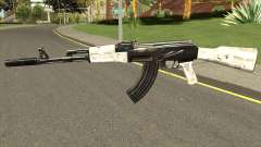 AK-47 Grey Chrome pour GTA San Andreas