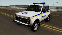 VAZ 2121 Polizei der Ukraine für GTA San Andreas