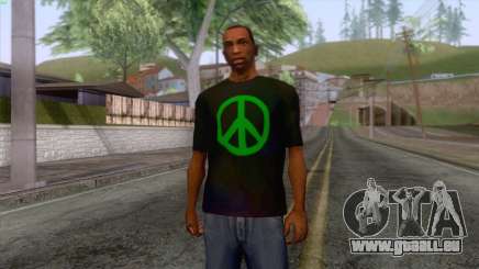 Hippie T-Shirt 1 pour GTA San Andreas