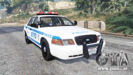 Ford Crown Victoria NYPD CVPI v1.1 [replace] pour GTA 5