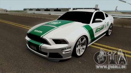Ford Mustang Shelbi GT 500 2013 Dubai Police pour GTA San Andreas