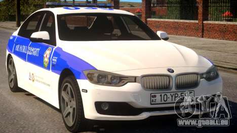 BMW M5 2015 Baku Police pour GTA 4