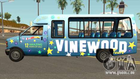 Brute Tour Bus GTA V IVF für GTA San Andreas