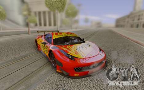 2014 Ferrari 458 Italia GT3 DTM pour GTA San Andreas