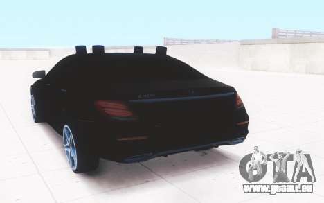 Mercedes-Benz W213 E500 President pour GTA San Andreas