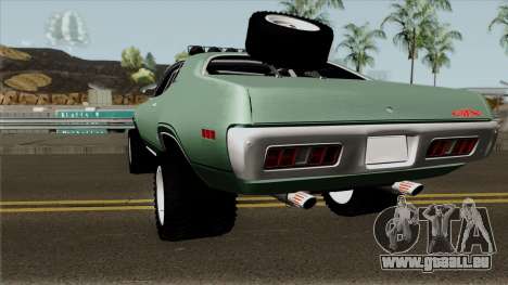Plymouth GTX Rusty Rebel 1972 pour GTA San Andreas