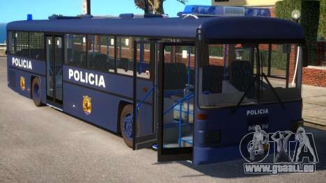 N1 Europe Police Bus Mod MAN 202 pour GTA 4