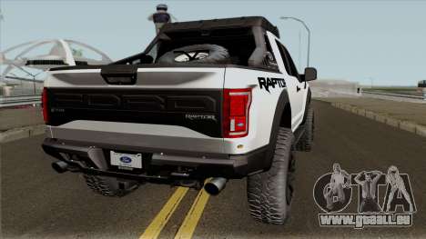 Ford F-150 Raptor Project Scorpio 2017 No Paint pour GTA San Andreas