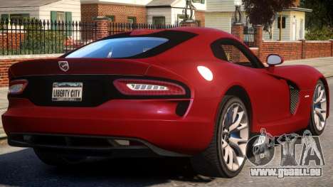 2013 SRT Viper GTS Coupe pour GTA 4