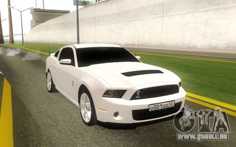 Ford Mustang Shelby GT500 Stock pour GTA San Andreas