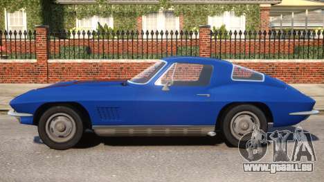 1967 Chevrolet Corvette Stingray V1.2 pour GTA 4