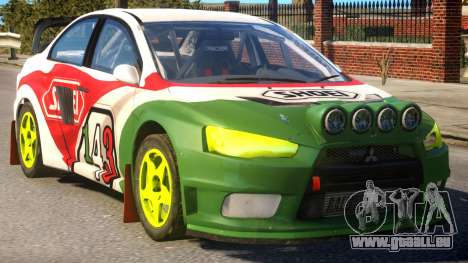 Mitsubishi Lancer EVOX PJ4 für GTA 4