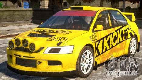 Mitsubishi Lancer RallyCross PJ2 pour GTA 4