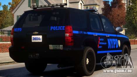 NYPD Police Tahoe [ELS] für GTA 4