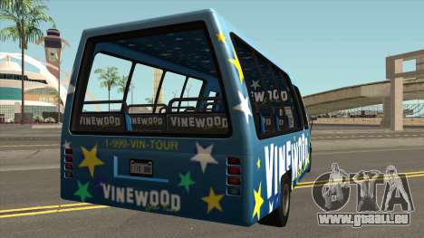 Brute Tour Bus GTA V IVF für GTA San Andreas