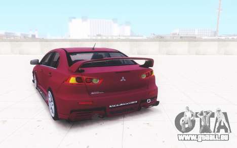 Mitsubishi Lancer Evolution X pour GTA San Andreas