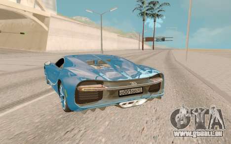 Bugatti Chiron Rus Plate pour GTA San Andreas