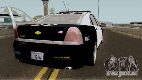 Chevrolet Caprice LAPD 2013 für GTA San Andreas