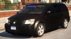 Dodge Caravan 2008 U.S Marshals für GTA 4