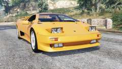 Lamborghini Diablo VT 1994 v1.5 [replace] pour GTA 5