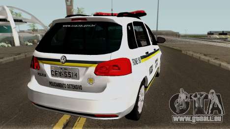 Volkswagen SpaceFox Police für GTA San Andreas