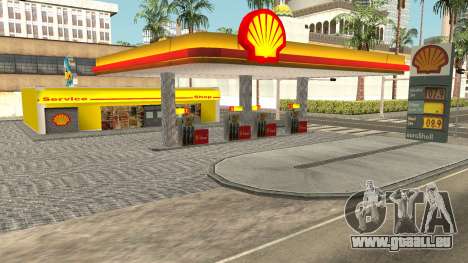 Shell Gas Station Updated für GTA San Andreas