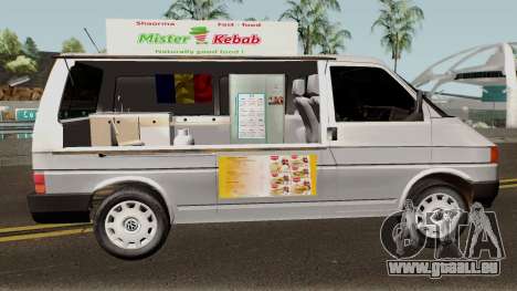 Volkswagen T4 Street Food - Shaorma pour GTA San Andreas