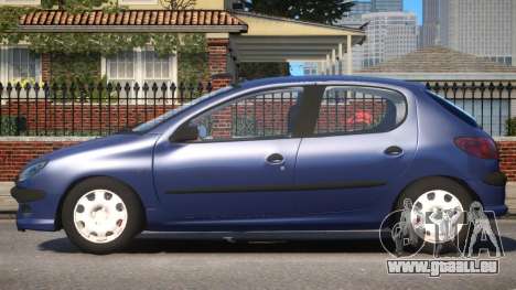 Peugeot 206 V1 pour GTA 4