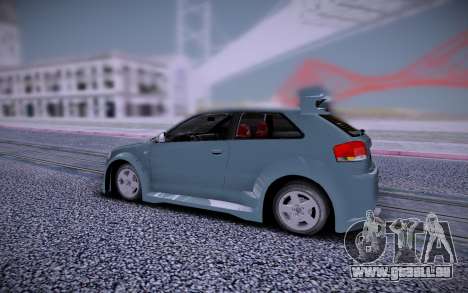 Audi A3 Rus Plates für GTA San Andreas