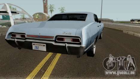 Chevrolet Impala 67 Sobrenatural V2 pour GTA San Andreas