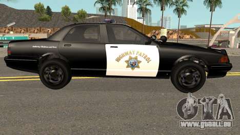 Vapid Stainer SAHP Police GTA V IVF pour GTA San Andreas