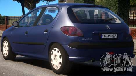 Peugeot 206 V1 pour GTA 4