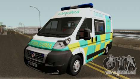 Fiat Ducato Geo Ambulance pour GTA San Andreas