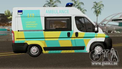 Fiat Ducato Geo Ambulance pour GTA San Andreas