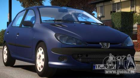 Peugeot 206 V1 pour GTA 4